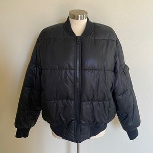 Cheap Monday Black Bomber Jacket Size M